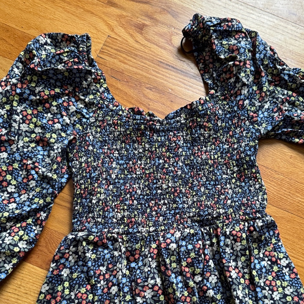 GAP Floral Smocked Dress - Multicolor - Picture 2 of 8